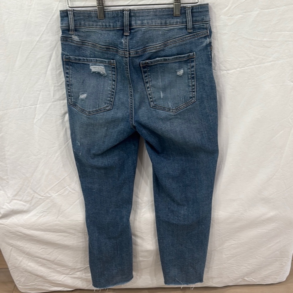 Maurice’s Distressed Straight Leg Jeans with Raw Hem - Picture 5 of 12